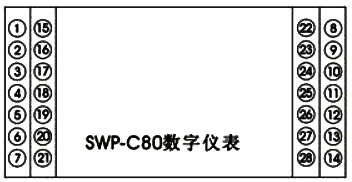 SWP-C803-01-12-HL-P接线端子示意图 SWP-C803-01-12-HL-P接线端子示意图