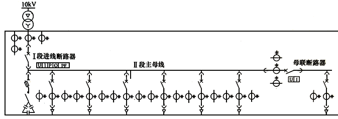 低压进线、母联和馈电回路